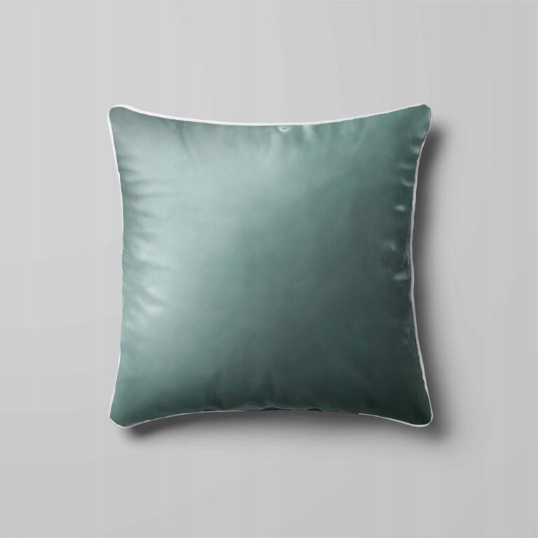 Zdjęcie przedstawiające Stylowa pościel miętowa z satynowym połyskiem