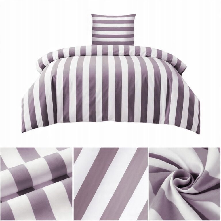 Zdjęcie przedstawiające Pościel mikrofibra fioletowa 140x200 z dwoma poszewkami