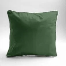 Zdjęcie przedstawiające Pościel makosatynowa zielona 140x200 z poszewką