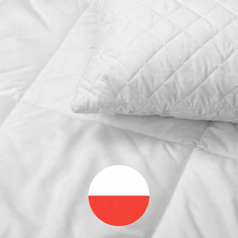 Zdjęcie przedstawiające Lekka poduszka do spania Perła 50x50 cm – produkt polski