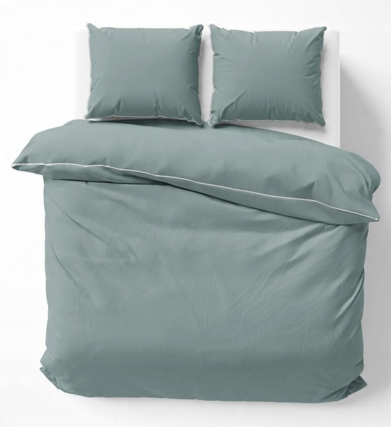 Zdjęcie przedstawiające Miętowa pościel 160x200, gładka i delikatna