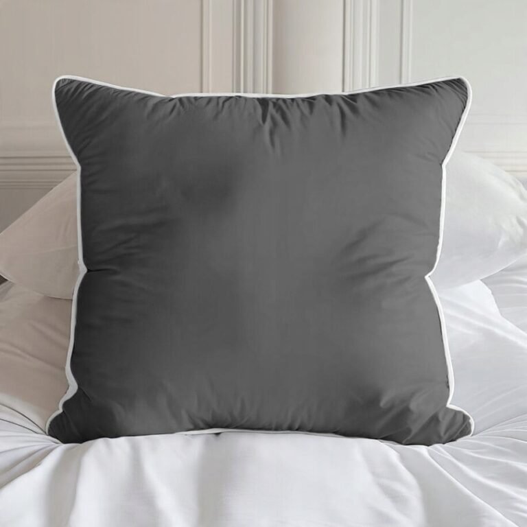 Zdjęcie przedstawiające Komplet pościeli makosatyna 220x200 kolor ciemny szary