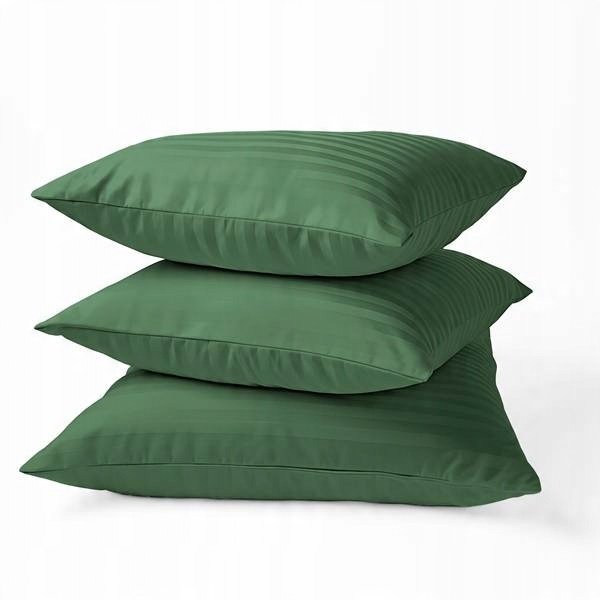 Zdjęcie przedstawiające Pościel adamaszkowa butelkowa zieleń elegancka